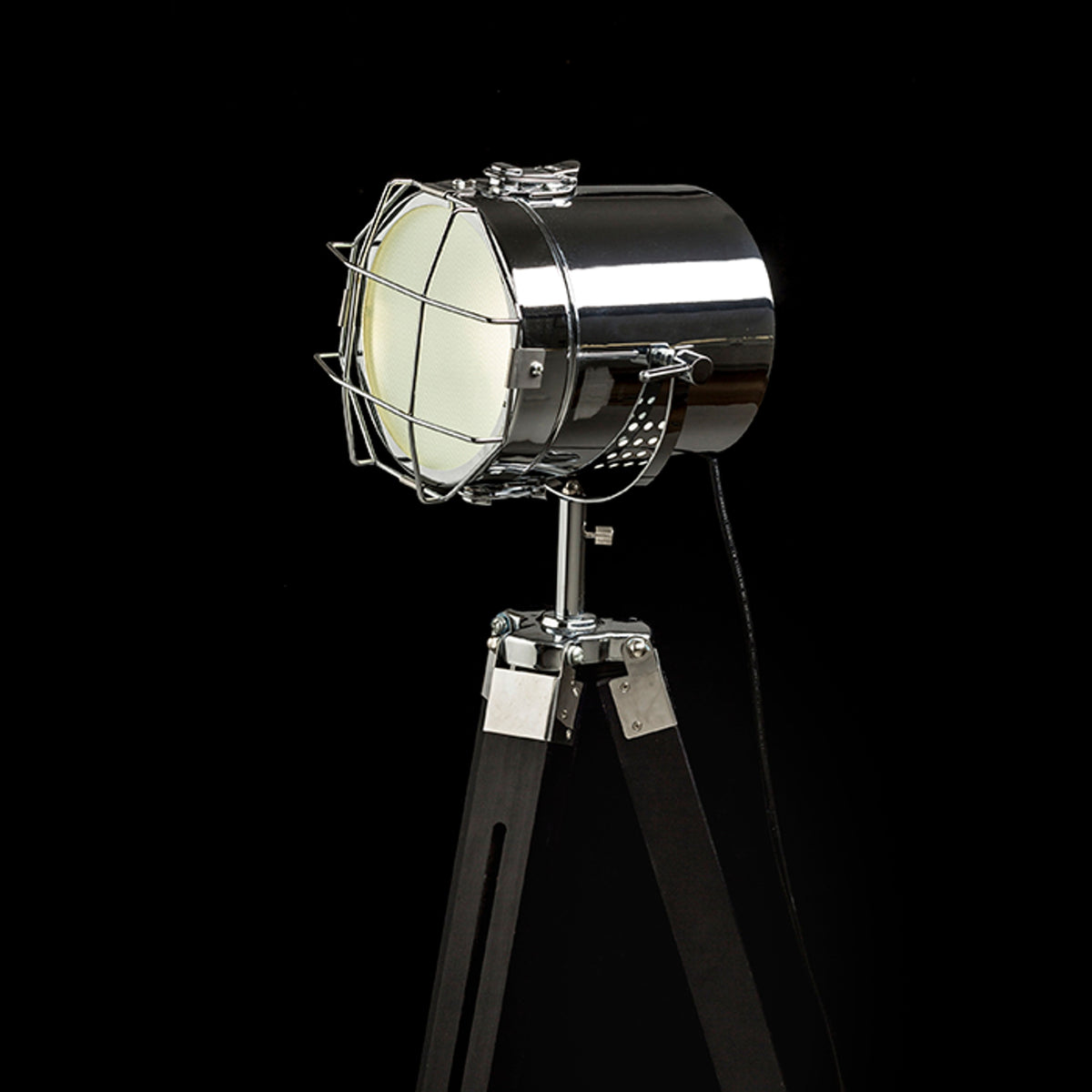 RENDL floor lamp NAUTIC floor black chrome 230V LED E27 15W R13394 3