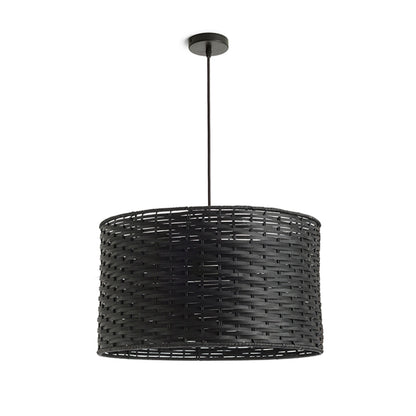 RENDL pendant lamp FIATLUX 41/24 pendant black bamboo 230V LED E27 15W R13398 5