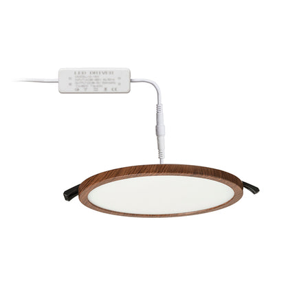 RENDL recessed light HUE R 17 recessed dark walnut imitation 230V LED 18W 3000K R13401 3