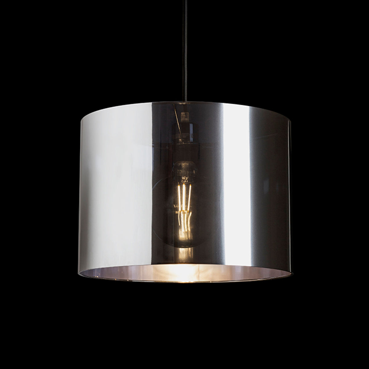 RENDL pendant lamp FANCY 35/25 pendant  chrome foil 230V LED E27 15W R13418 3