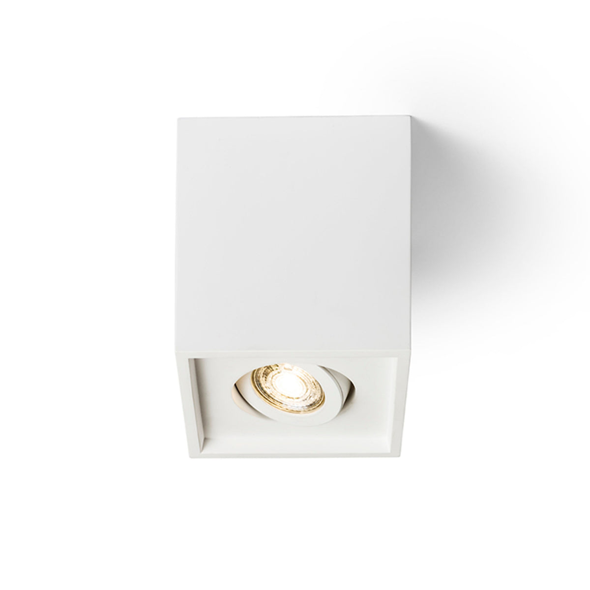 RENDL surface mounted lamp COLES SQ ceiling  plaster 230V LED GU10 15W R13438 5