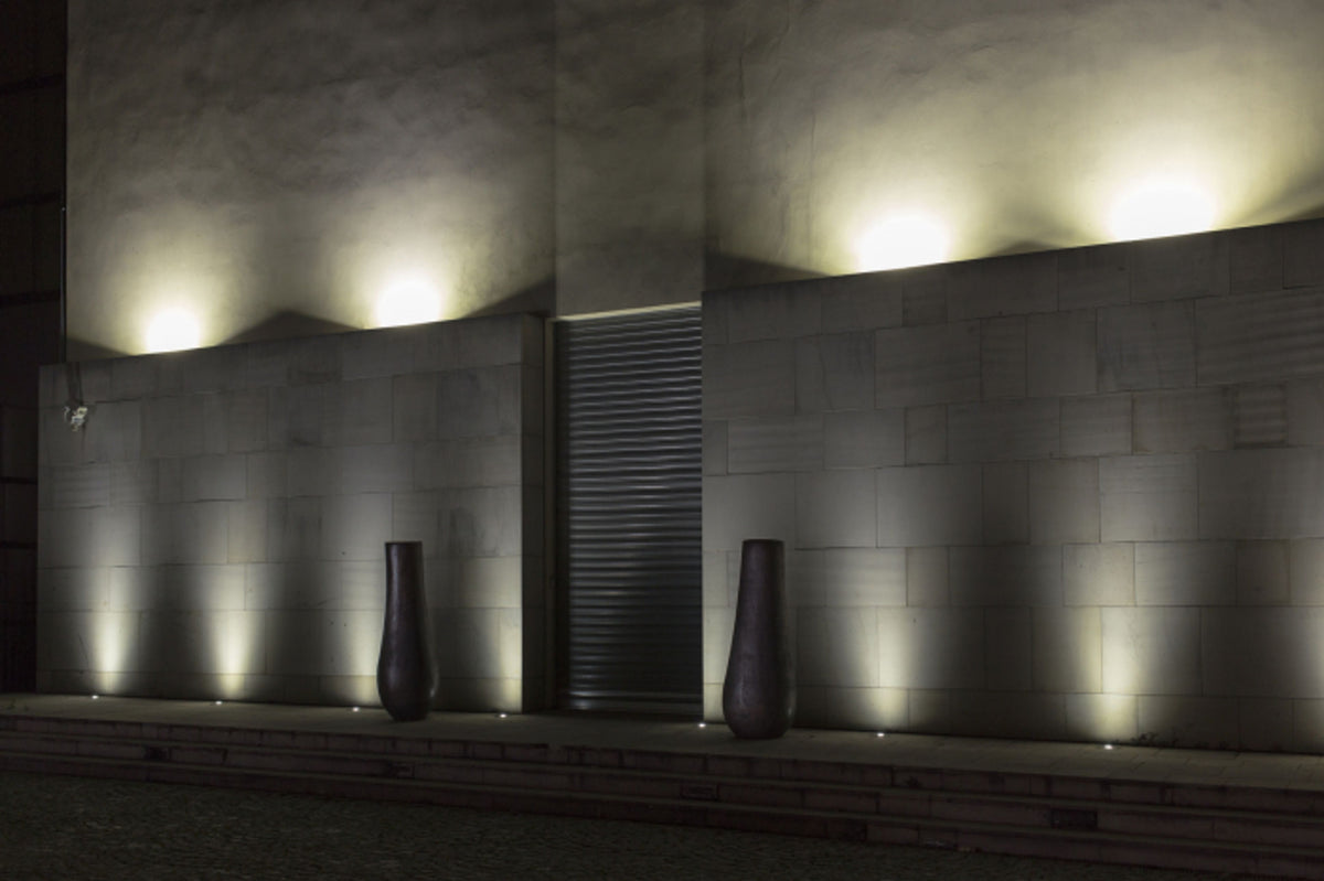 RENDL outdoor lamp ORBU SQ 10 recessed  stainless steel 230V LED GU10 15W IP67 R13439 3