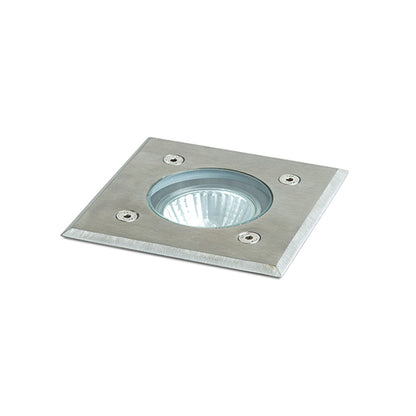RENDL outdoor lamp ORBU SQ 10 recessed  stainless steel 230V LED GU10 15W IP67 R13439 7