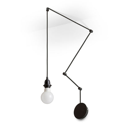 RENDL shades, shade bases, pendent sets SPIDER I pendant set black  230V LED E27 15W R13492 7