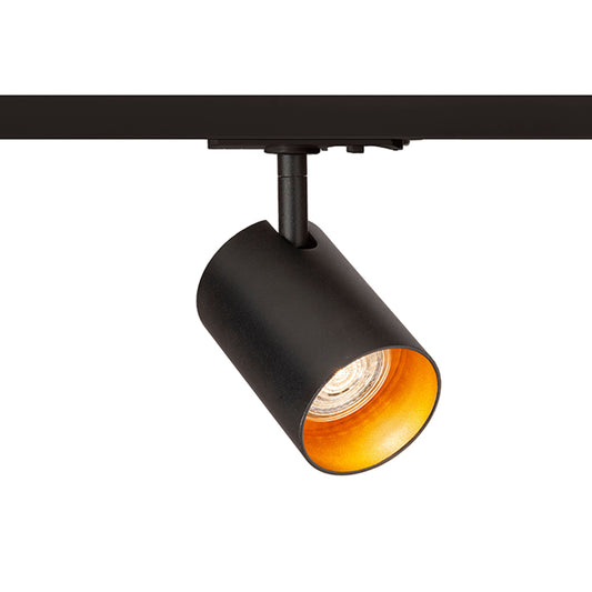 RENDL 1-circuit track system CONNOR for 1-circuit tracks black/gold 230V LED GU10 10W R13498 1