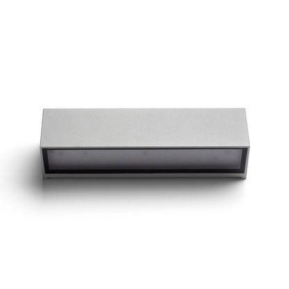 RENDL outdoor lamp CAMARGUE wall silver grey satinated glass 230V LED 6W IP65  3000K R13527 5