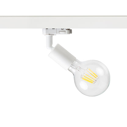 RENDL 3-circuit track system FAX E27 for 3-circuit tracks white  230V LED E27 15W R13535 1