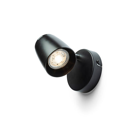 RENDL spotlight JOLI I wall black 230V LED GU10 10W R13556 2