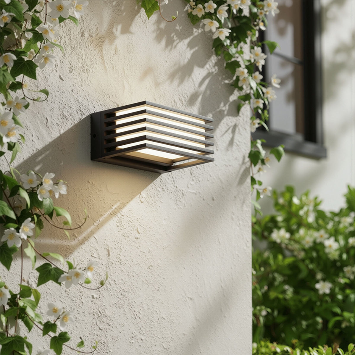 RENDL outdoor lamp CLAIRE 14 wall anthracite grey frosted acrylic 230V LED 6W IP54  3000K R13564 2