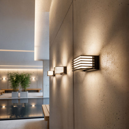 RENDL outdoor lamp CLAIRE 14 wall anthracite grey frosted acrylic 230V LED 6W IP54  3000K R13564 3