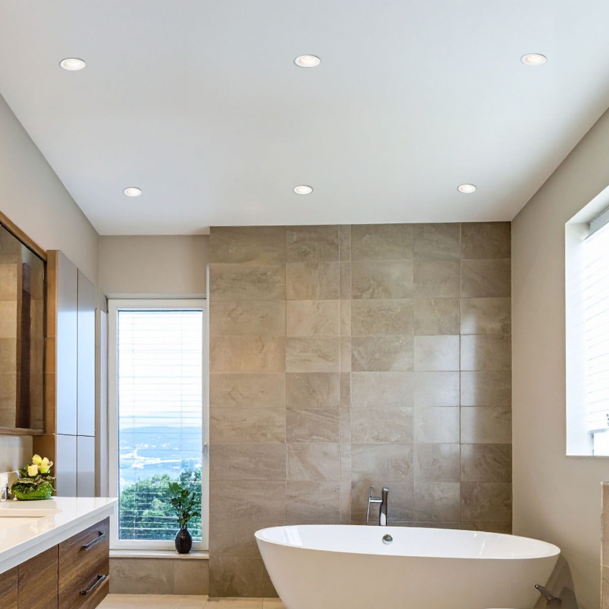 RENDL recessed light ISLA recessed white  230V LED GU10 7W IP65 R13603 3