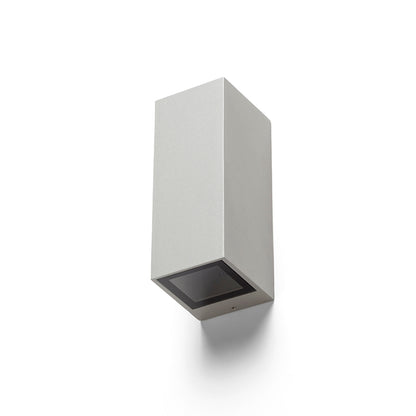 RENDL outdoor lamp DESMOND II wall silver grey 230V GU10 2x35W IP44 R13610 1