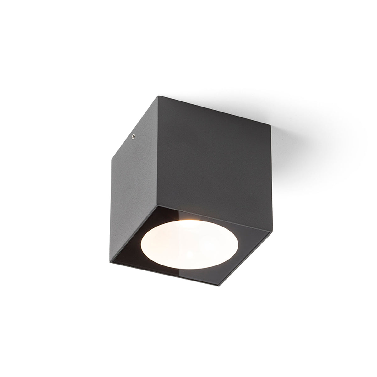 RENDL outdoor lamp SENZA SQ ceiling anthracite grey clear glass 230V LED 6W IP65  3000K R13625 1