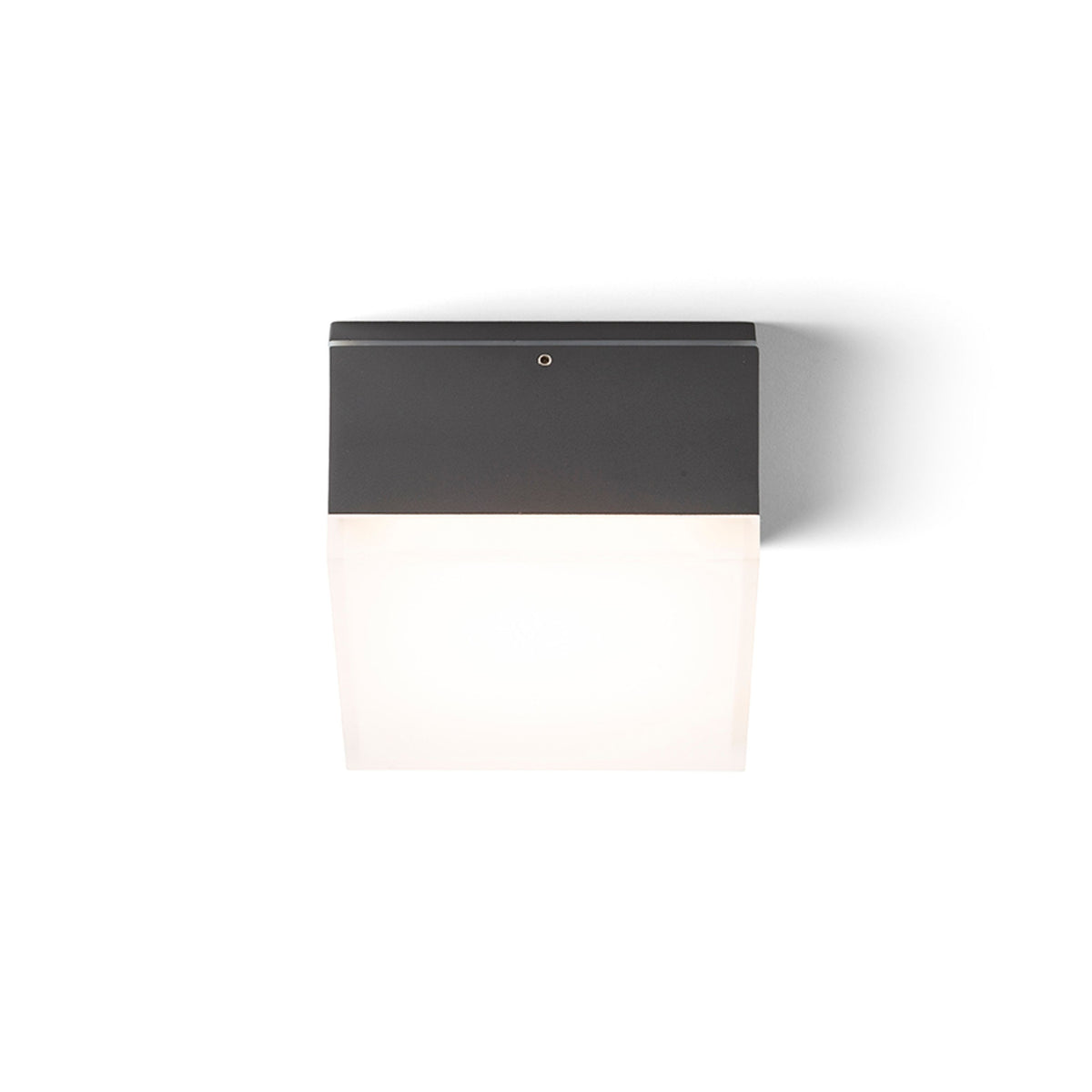 RENDL outdoor lamp ORIN SQ ceiling anthracite grey satinated acrylic 230V LED 10W IP54 3000K R13629 4