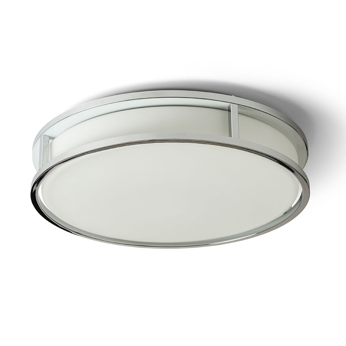 RENDL surface mounted lamp GRANDE LED 35 ceiling  opal-colored glass/chrome 230V LED 24W IP44  3000K R13678 1