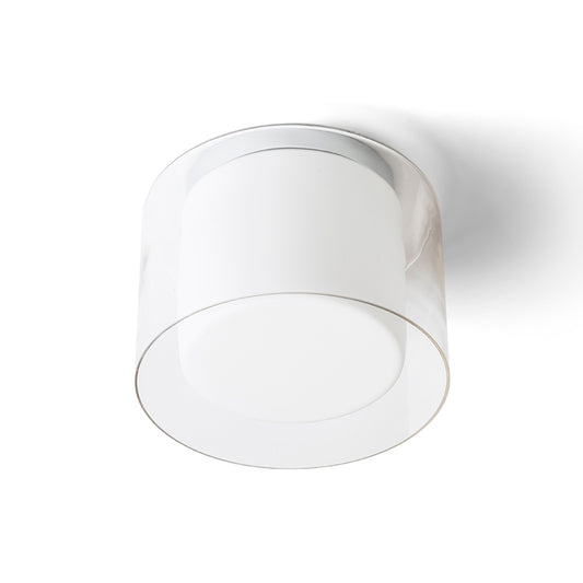 RENDL surface mounted lamp VENICE 23 ceiling  clear glass/opal-colored glass/chrome 230V LED E27 11W IP44 R13684 1