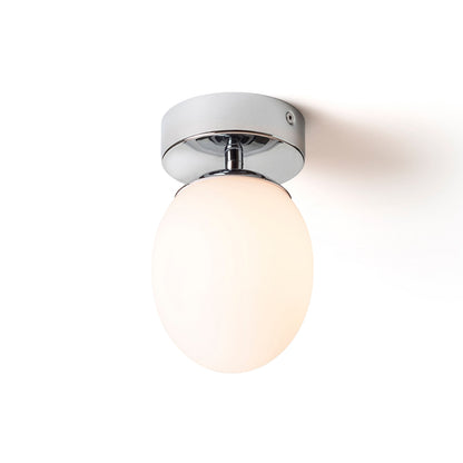 RENDL surface mounted lamp MERINGUE 11 ceiling  opal-colored glass/chrome 230V LED G9 9W IP44 R13689 2