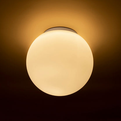 RENDL surface mounted lamp BOLLY 26 ceiling  opal-colored glass/chrome 230V LED E27 15W IP44 R13694 4