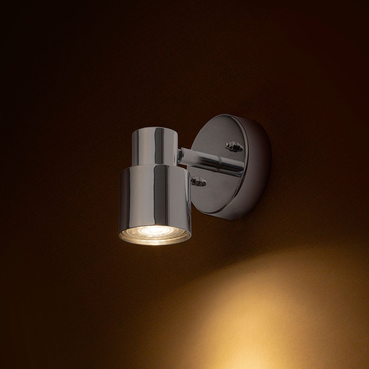 RENDL spotlight VALTO I wall  chrome 230V GU10 LED 5W IP44 R13696 4