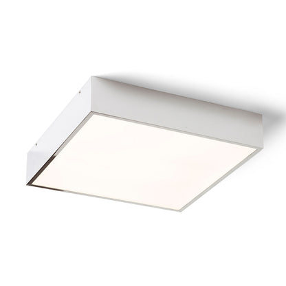 RENDL surface mounted lamp MERANO LED 30 ceiling  chrome/matte acrylic 230V LED 16W IP44  3000K R13697 1