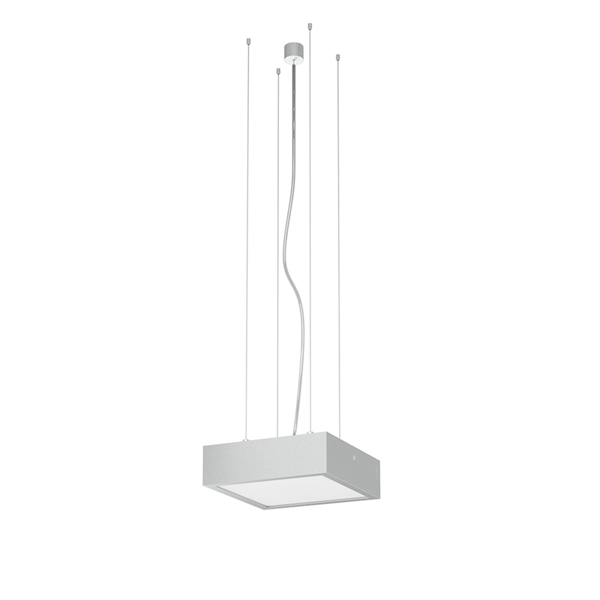 RENDL pendant lamp STRUCTURAL LED 20x20 pendant  brushed aluminum 230V LED 12W  3000K R13709 3