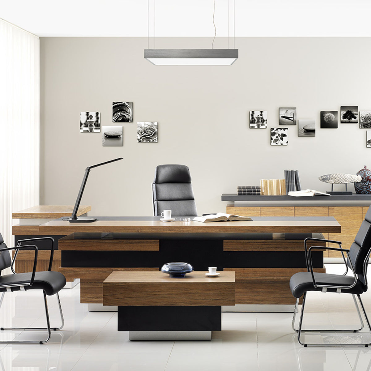 RENDL pendant lamp STRUCTURAL LED 55x55 pendant  brushed aluminum 230V LED 48W  3000K R13714 3