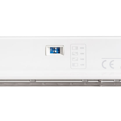 RENDL 3-circuit track system FLATLINE 60 for 3-circuit tracks white 230V LED 20W 90° 3000K R13731 5