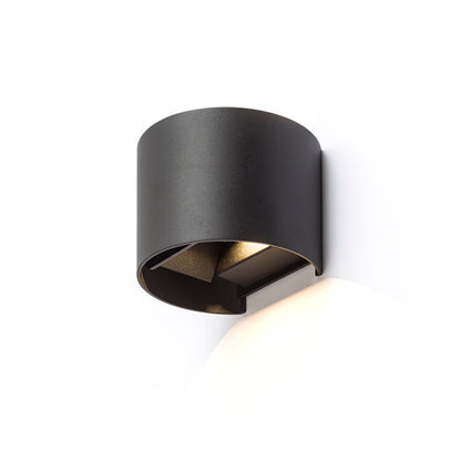 RENDL outdoor lamp TITO R DIMM wall black  230V LED 2x3W IP65  3000K R13737 1