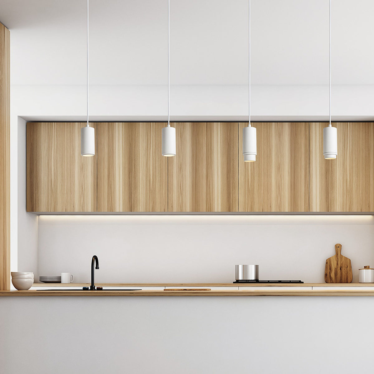 RENDL pendant lamp OPTIMUS pendant white  230V LED GU10 9W 10 50° R13777 6