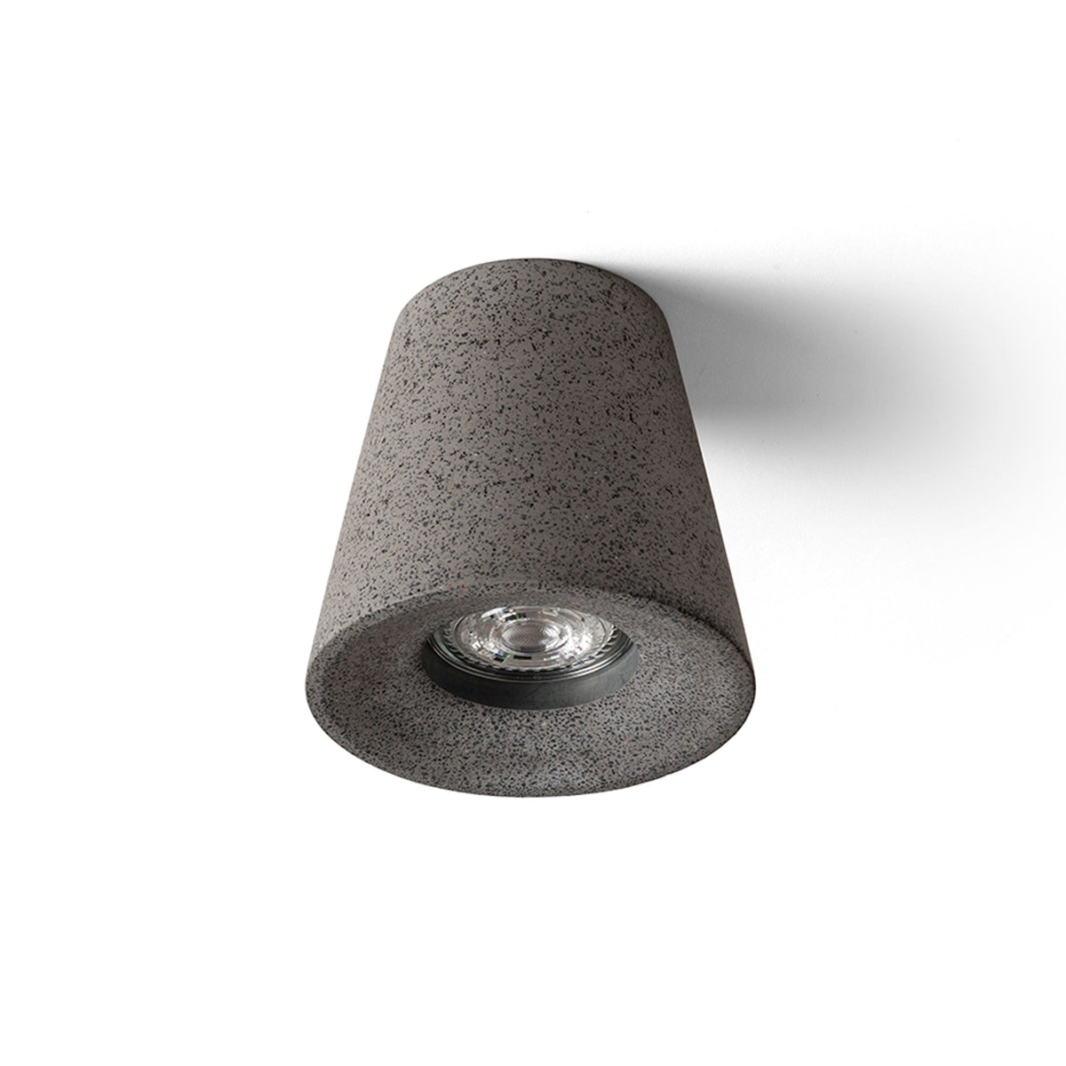 RENDL surface mounted lamp VOLCA ceiling  concrete/dark granite 230V LED GU10 5W R13795 5