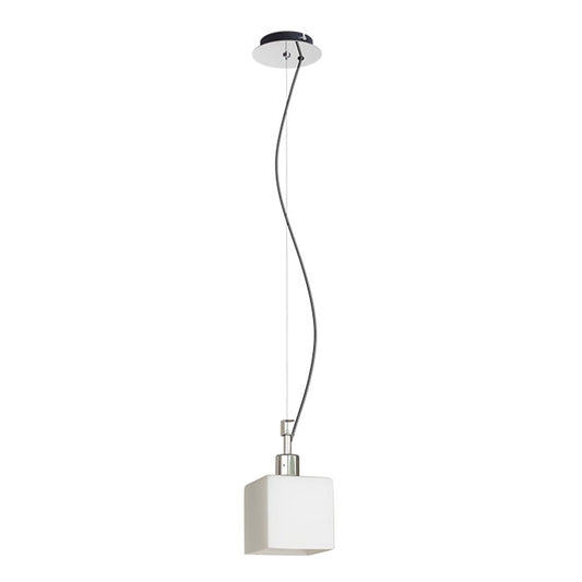 RENDL pendant lamp DADOS NEW pendant  opal-colored glass/chrome 230V LED E27 11W R13821 1