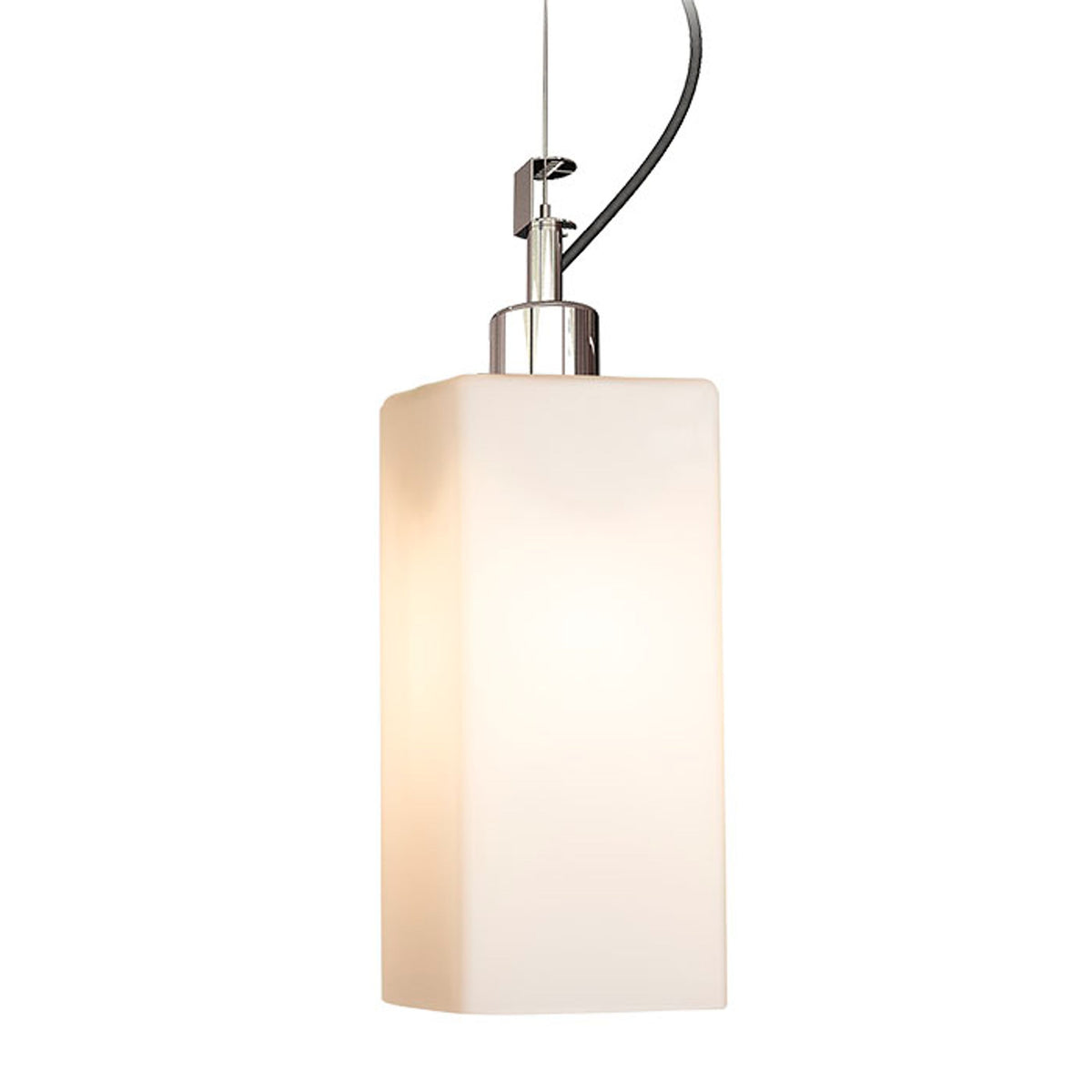 RENDL pendant lamp LIZ NEW pendant  opal-colored glass/chrome 230V LED E27 15W R13822 2