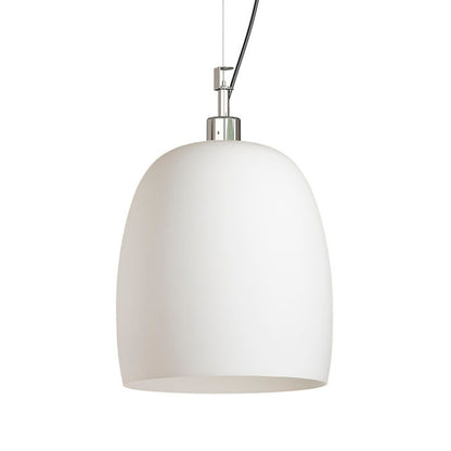 RENDL pendant lamp COROA NEW 28 pendant  opal-colored glass/chrome 230V LED E27 15W R13824 3