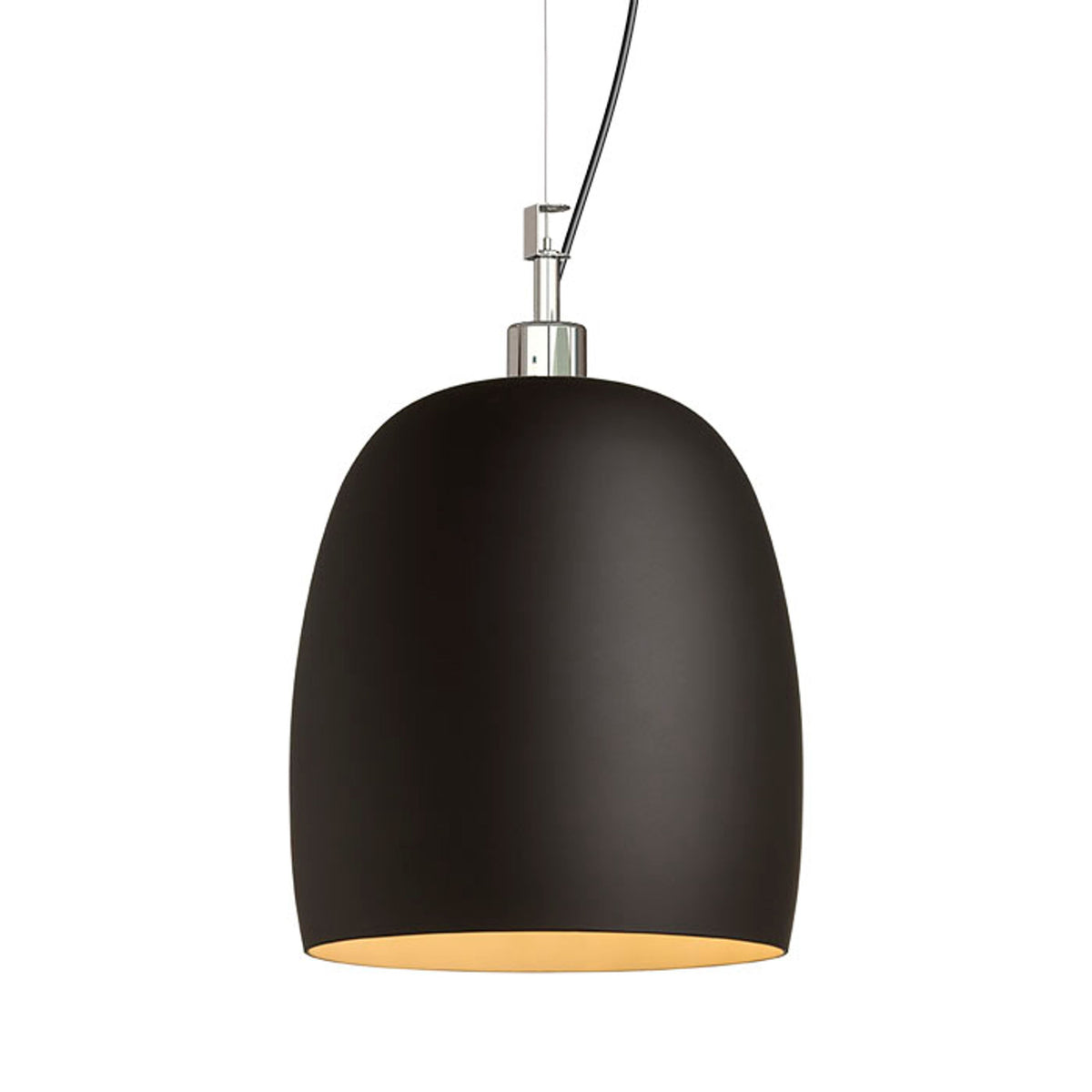RENDL pendant lamp COROA NEW 28 pendant black chrome 230V LED E27 15W R13825 2