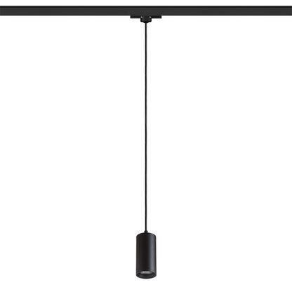 RENDL 3-circuit track system BELENOS for 3-circuit tracks pendant black 230V LED GU10 9W R13858 2