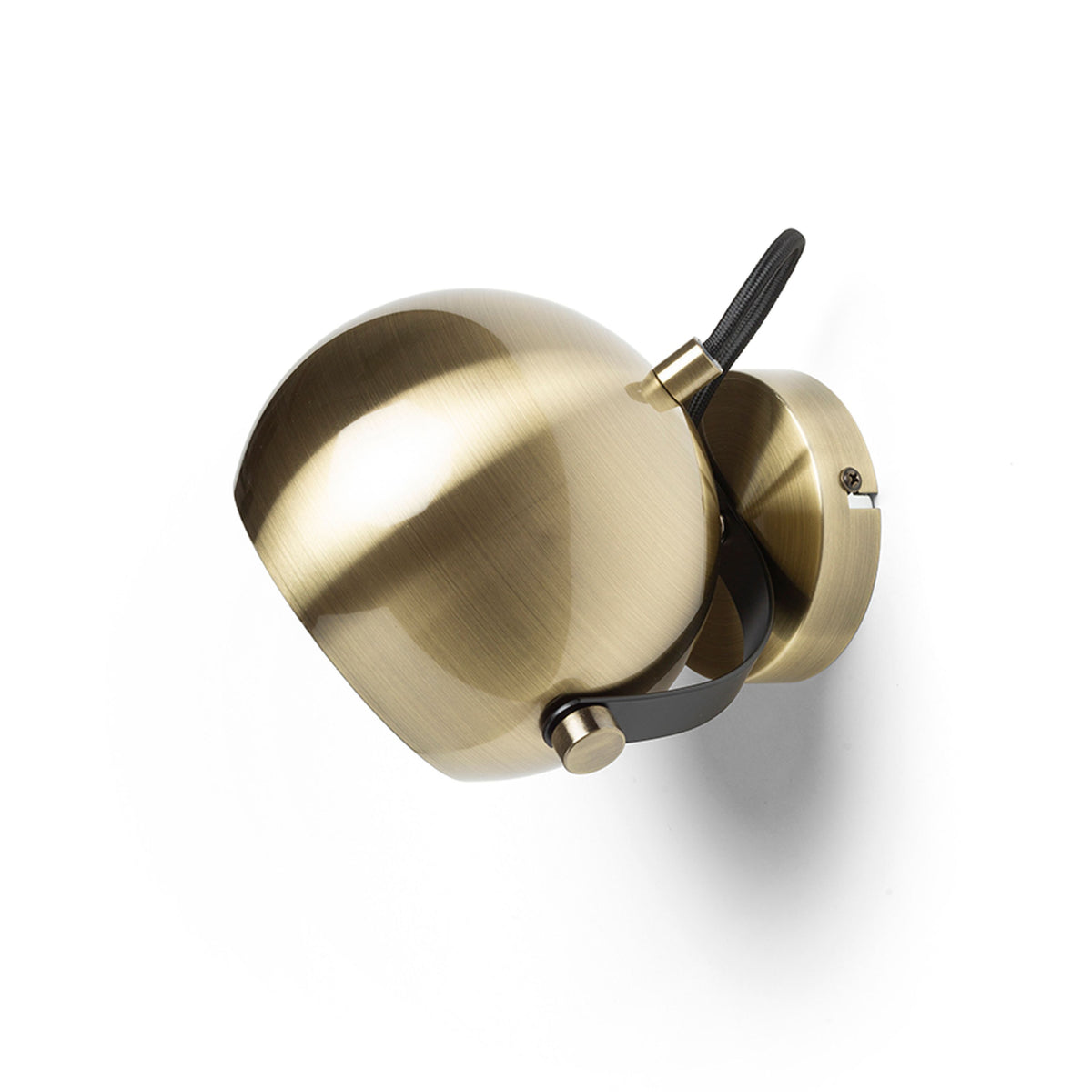 RENDL spotlight AGNETA surface mounted  brushed brass/black 230V LED E27 11W R13895 3