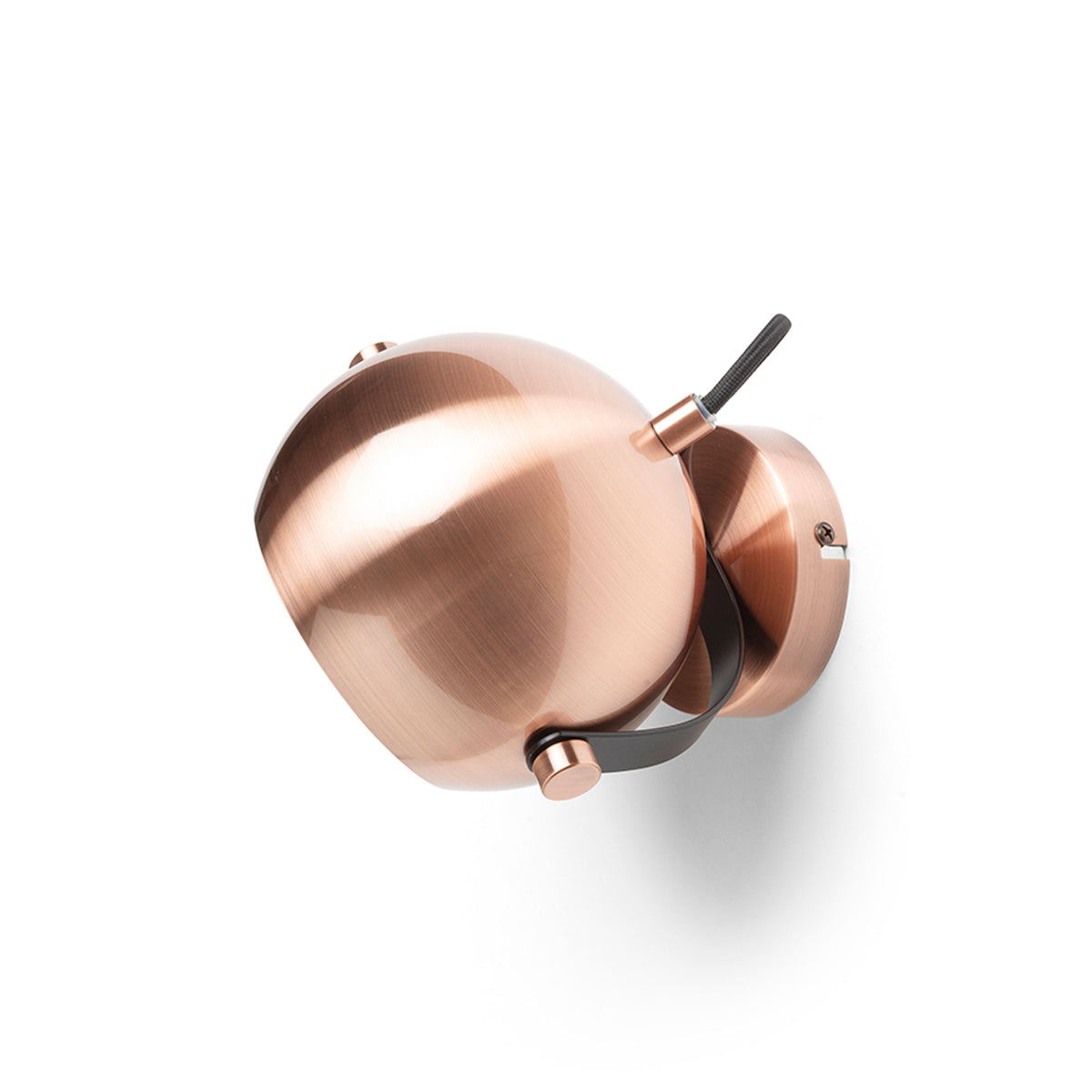 RENDL spotlight AGNETA surface mounted  brushed copper/black 230V LED E27 11W R13896 2