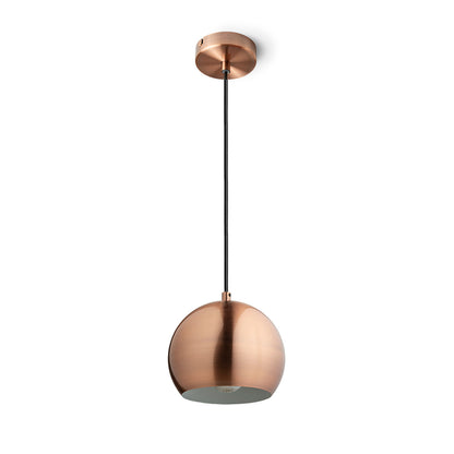 RENDL pendant lamp AGNETA pendant  brushed copper 230V LED E27 11W R13900 5