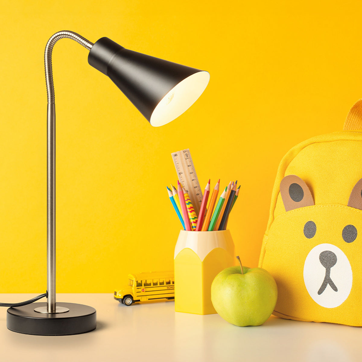 RENDL table lamp ANIKA table matte black matt nickel 230V LED E27 15W R13906 4