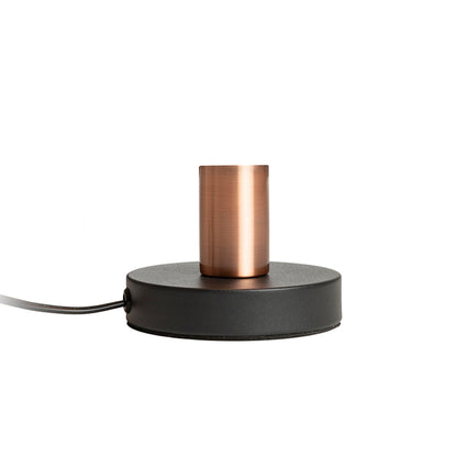 RENDL table lamp ALGOT table black brushed copper 230V LED E27 15W R13907 2