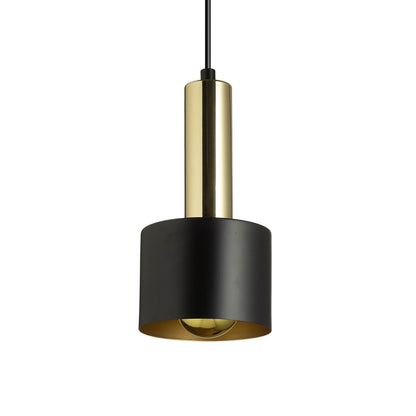 RENDL pendant lamp GIULIA 12 pendant black/gold brown brass 230V LED E27 11W R13909 7