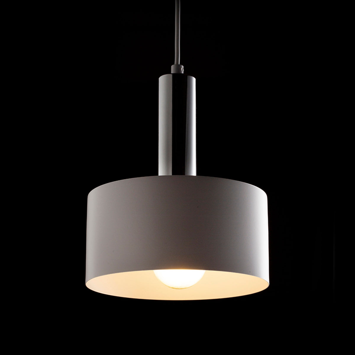RENDL pendant lamp GIULIA 20 pendant white chrome 230V LED E27 15W R13910 5