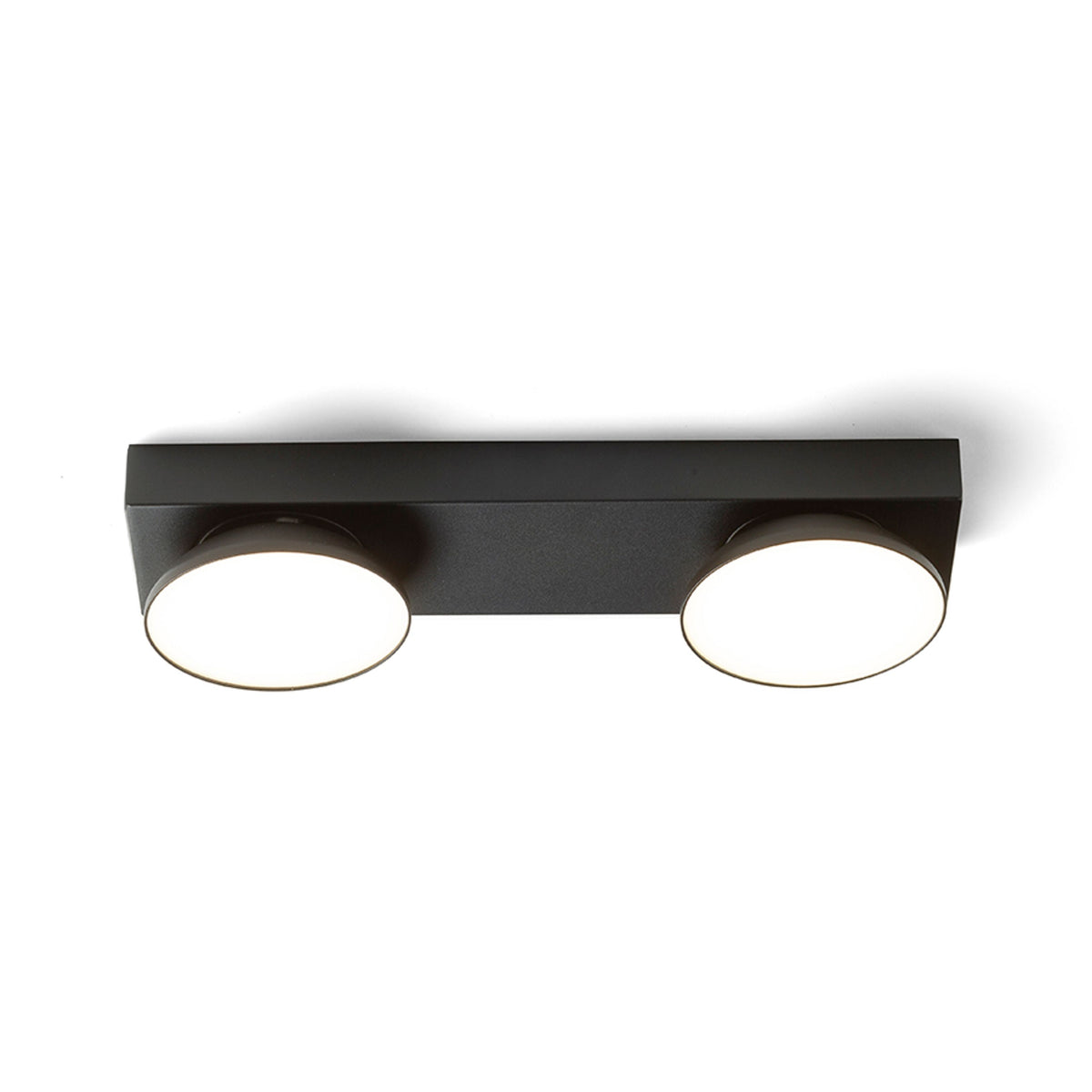 RENDL spotlight ELISEO II surface mounted black  230V LED 2x5W  3000K R13917 3