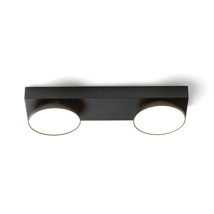 RENDL spotlight ELISEO II surface mounted black  230V LED 2x5W  3000K R13917 3