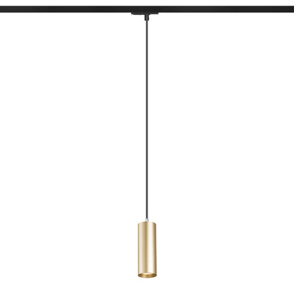RENDL 1-circuit track system MAVRO for 1-circuit tracks pendant gold 230V LED 12W 38° 3000K R13981 2