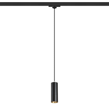 RENDL 3-circuit track system MAVRO for 3-circuit tracks pendant black/gold 230V LED 12W 38° 3000K R13985 1