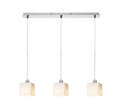 RENDL pendant lamp DADOS III 60 pendant  opal-colored glass/chrome 230V LED E27 3x11W R14020 2