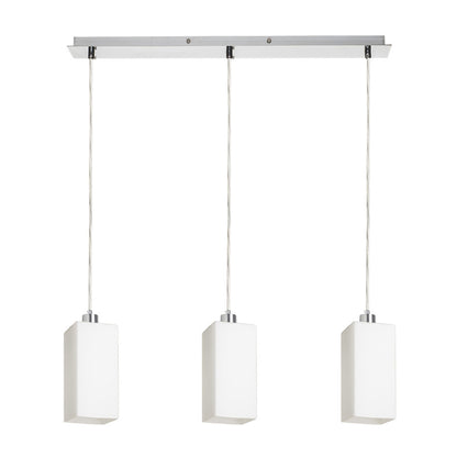 RENDL pendant lamp LIZ III 60 pendant  opal-colored glass/chrome 230V LED E27 3x15W R14024 1