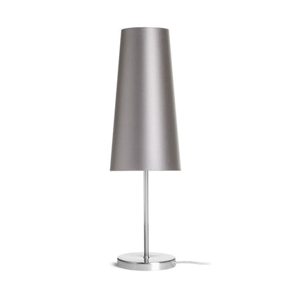 RENDL table lamp NYC/CONNY 15/30 table  Monaco dove gray/silver PVC/nickel 230V LED E27 11W R14052 1