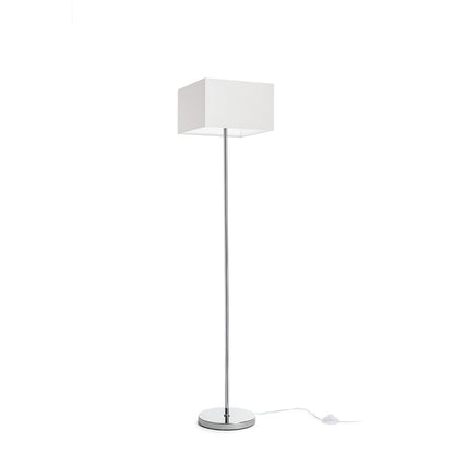 RENDL floor lamp NYC/TEMPO 30/19 floor  Polycotton white/chrome 230V LED E27 15W R14085 1
